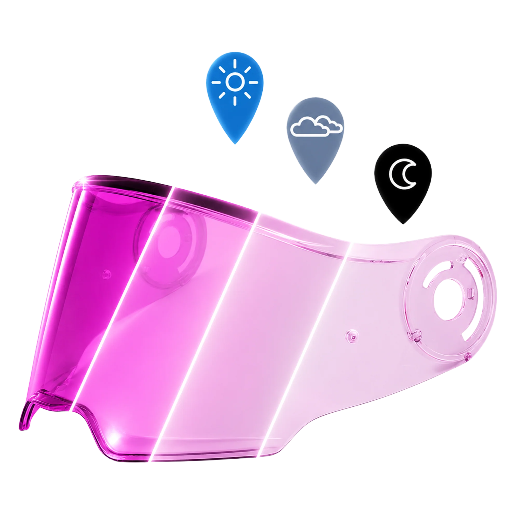 C6 Shield Outer- Photochromic Pink