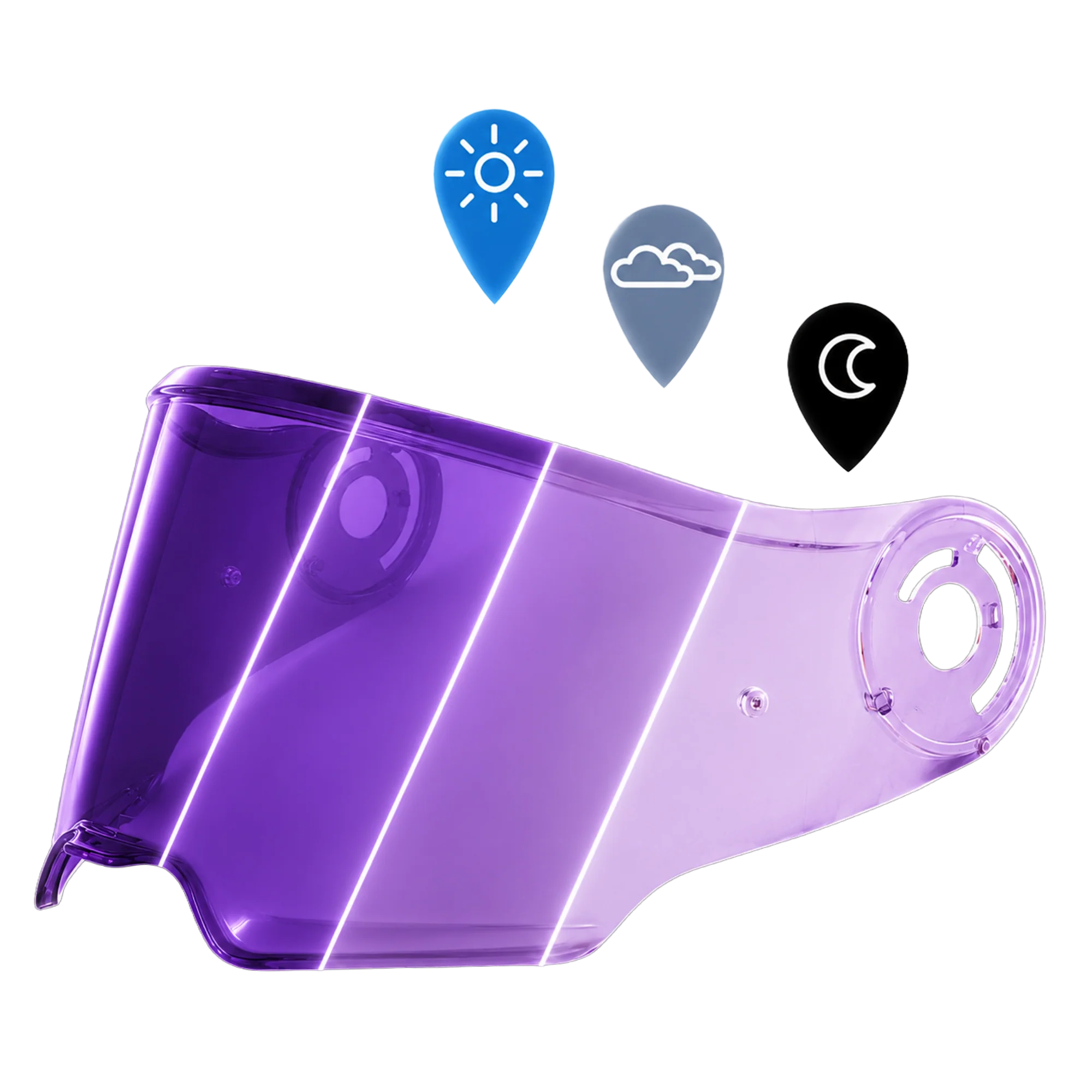 C6 Shield Outer- Photochromic Purple