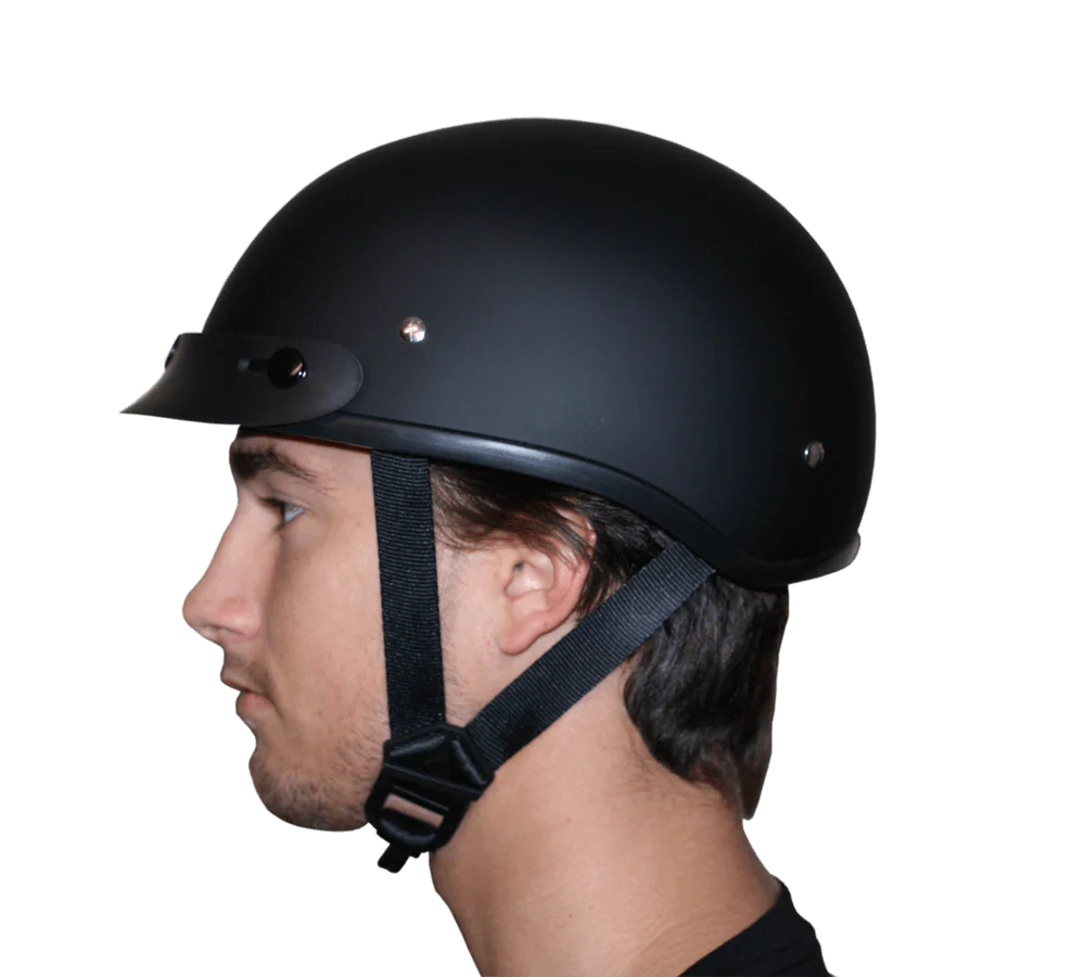 DOT Approved Daytona Motorcycle Half Face Helmet - Skull Cap Graphics for Men & Women, Scooters, ATVs, UTVs & Choppers - W/ 2nd Amendment - Image 8