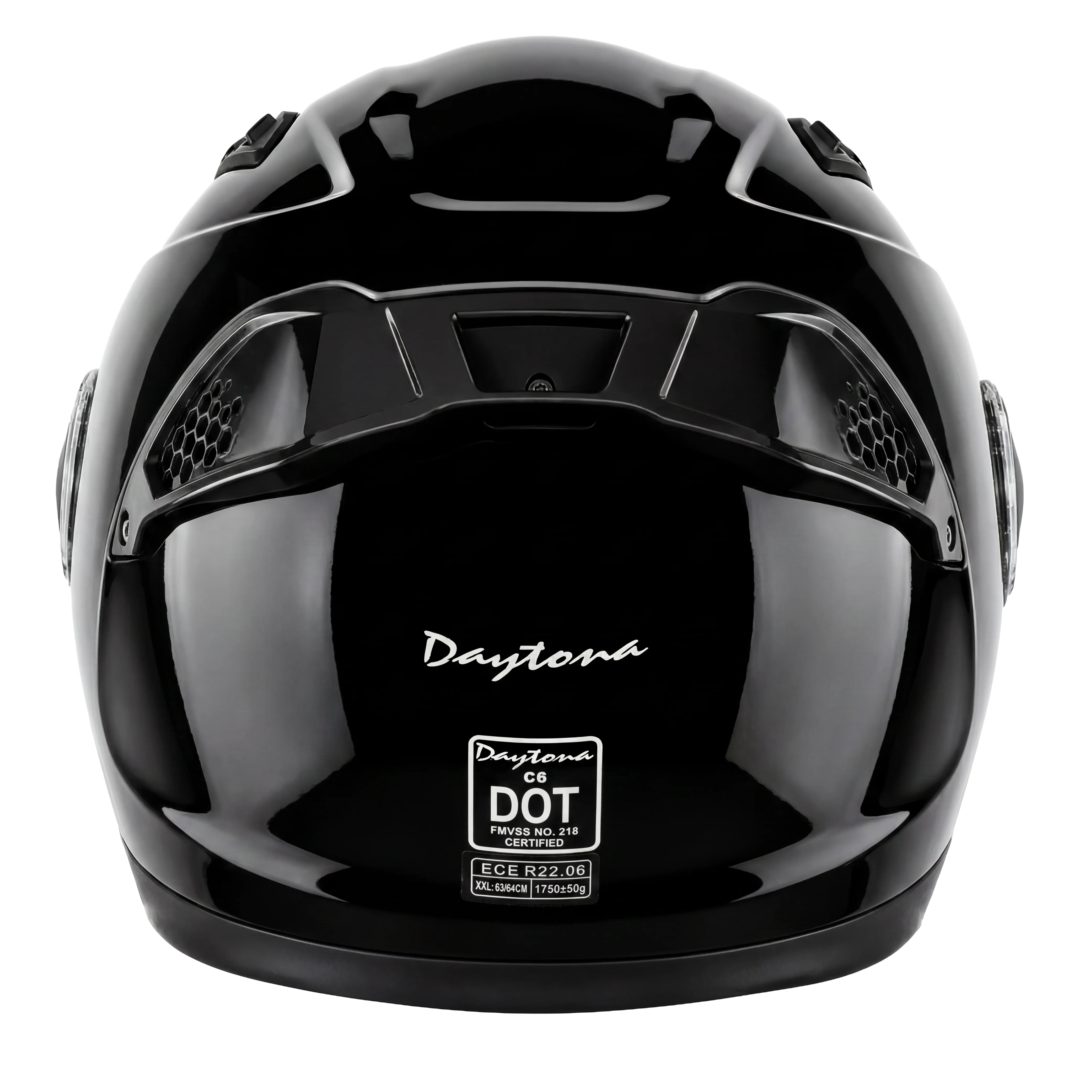 D.O.T. & ECE Daytona C6- Hi-Gloss Black - Image 4