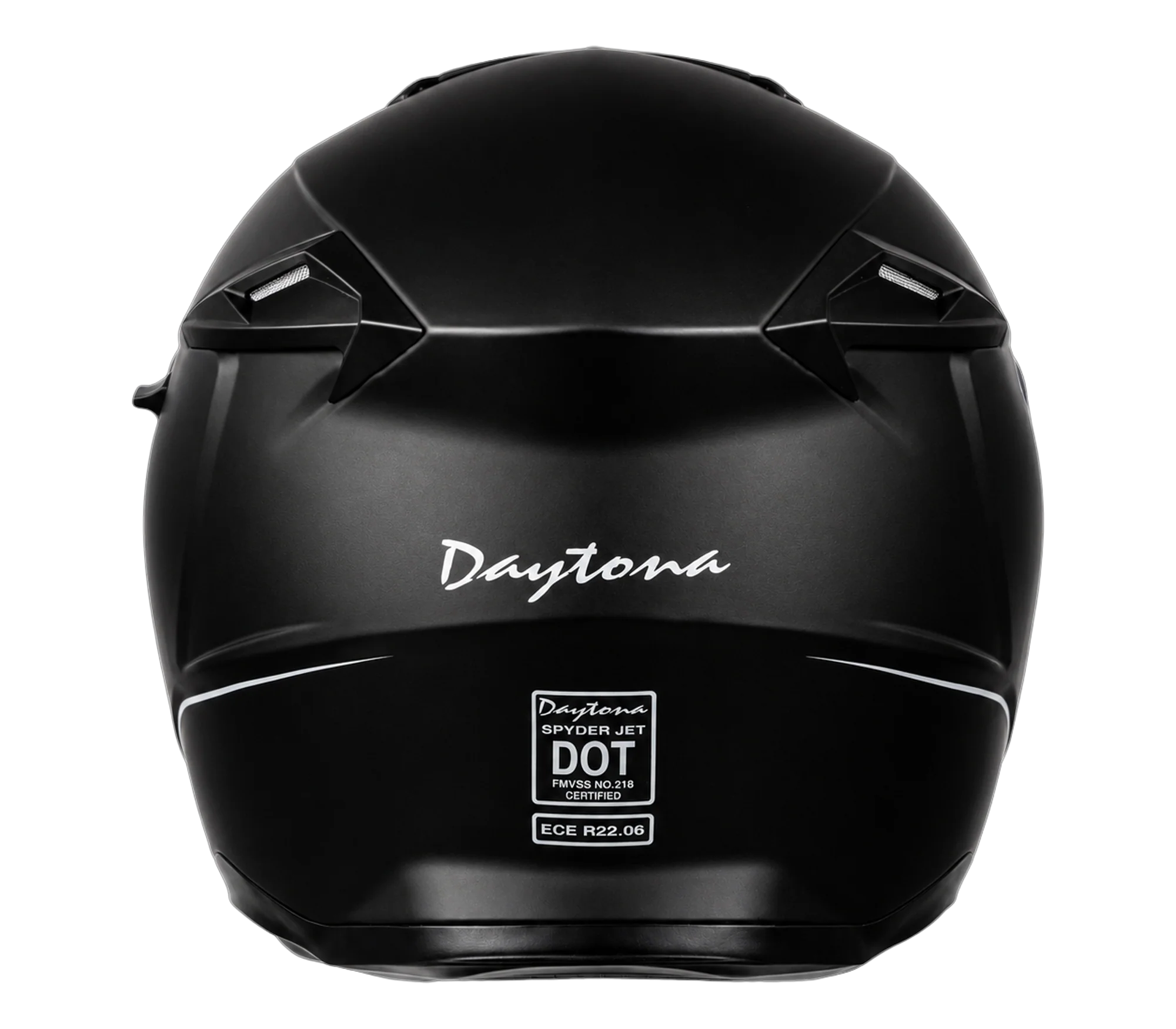 D.O.T. & ECE Daytona Spyder Jet- Dull Black - Image 4