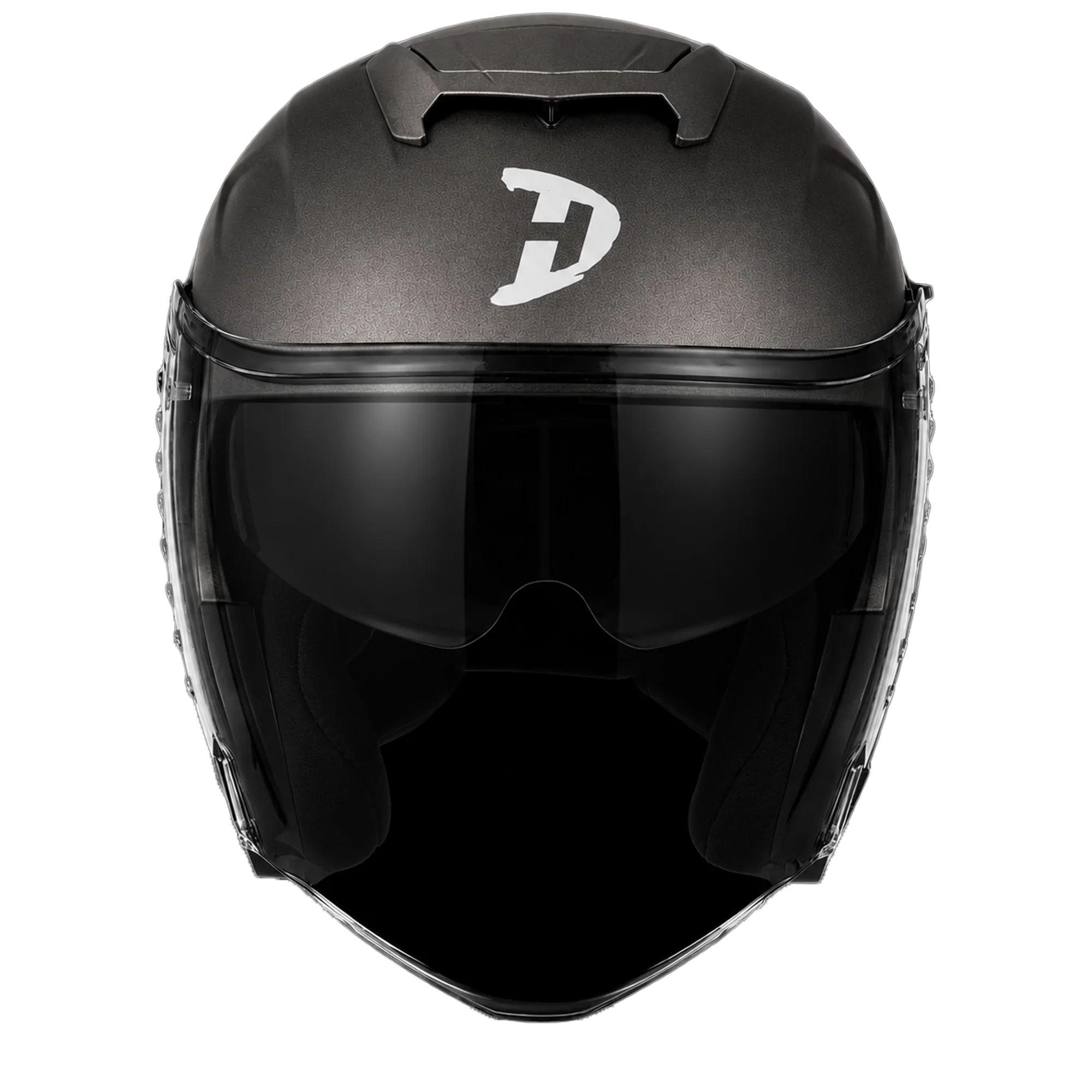 D.O.T. & ECE Daytona Spyder Jet- Gun Metal Grey Dull Metallic - Image 3