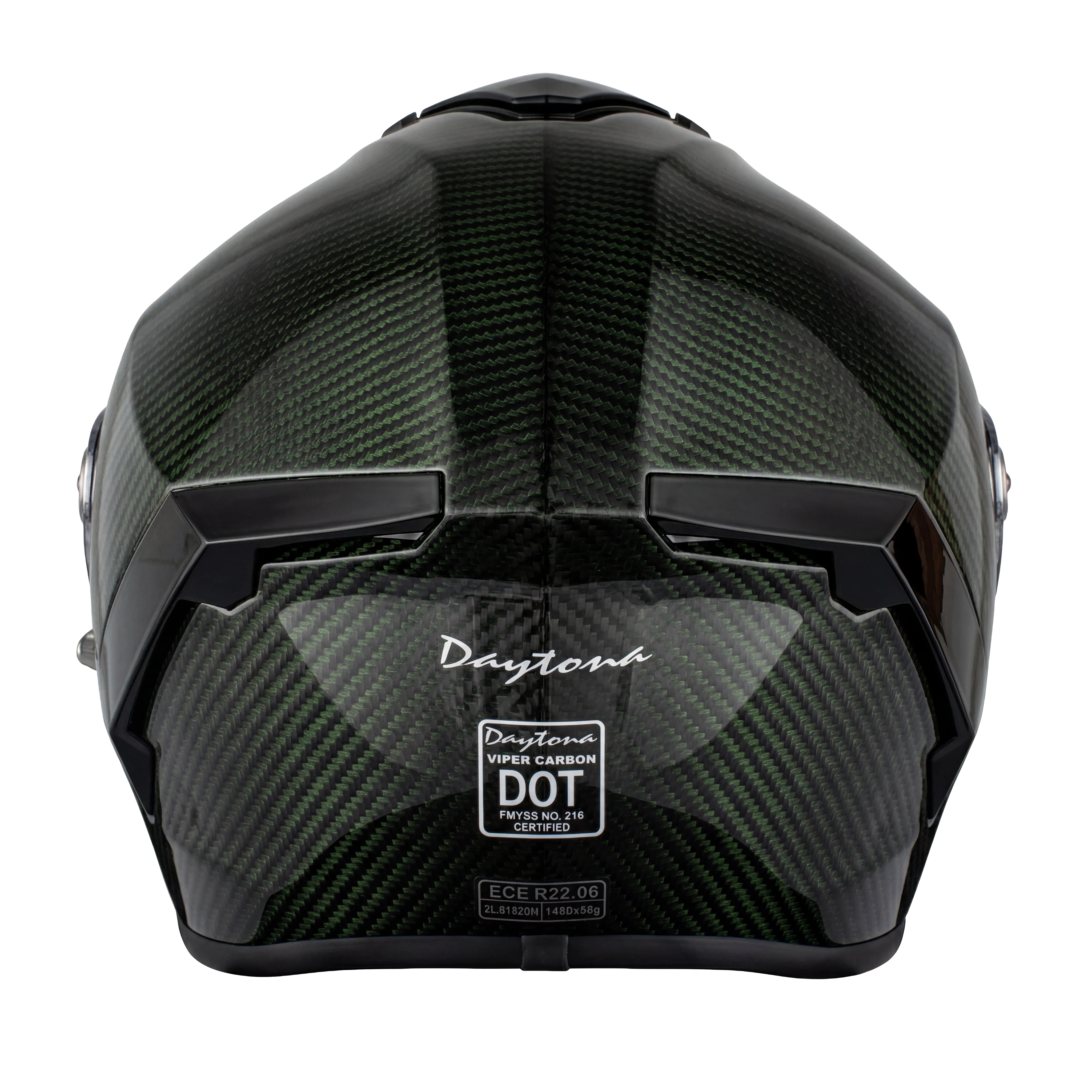 D.O.T. & ECE Daytona Viper- Green Carbon Fiber - Image 4