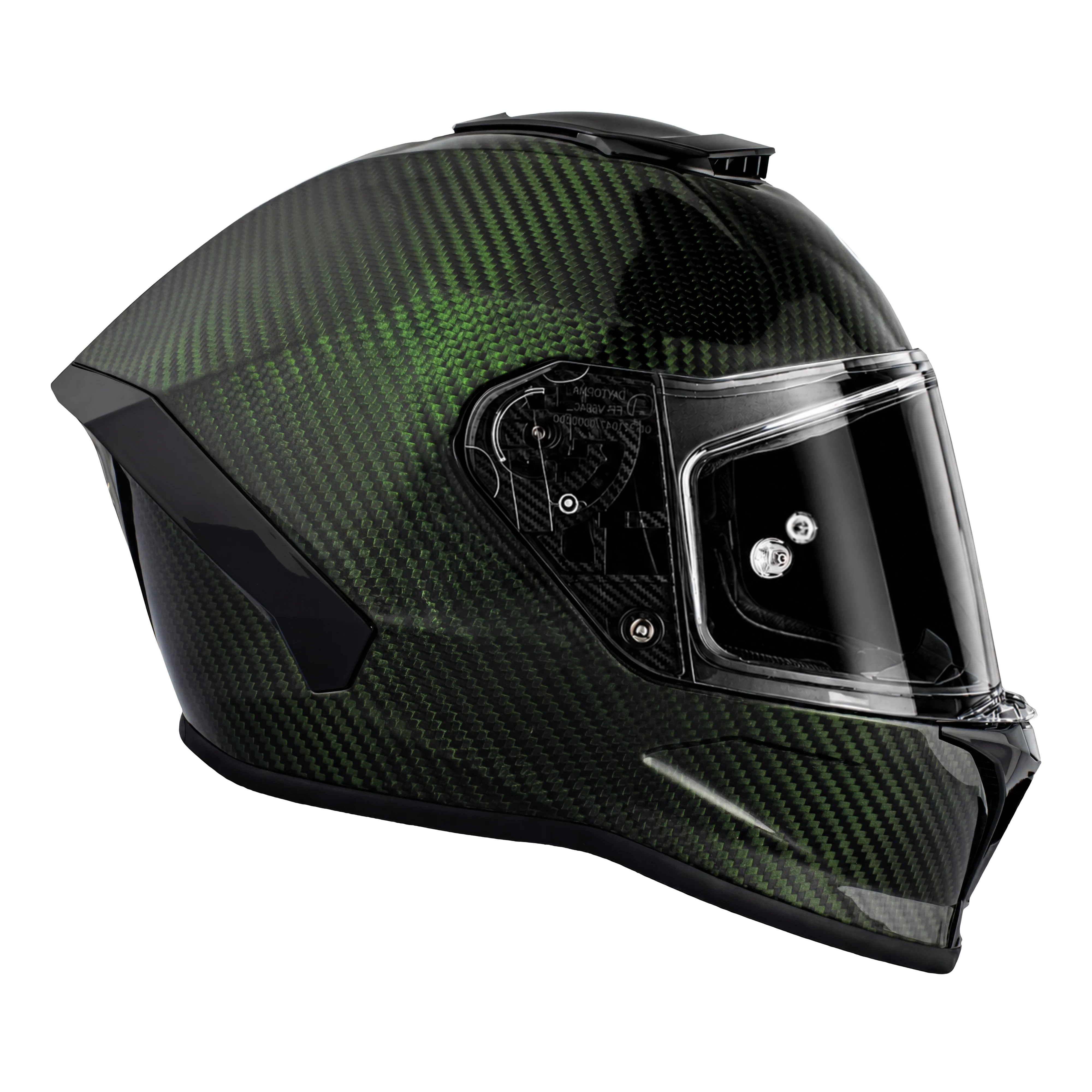 D.O.T. & ECE Daytona Viper- Green Carbon Fiber - Image 5