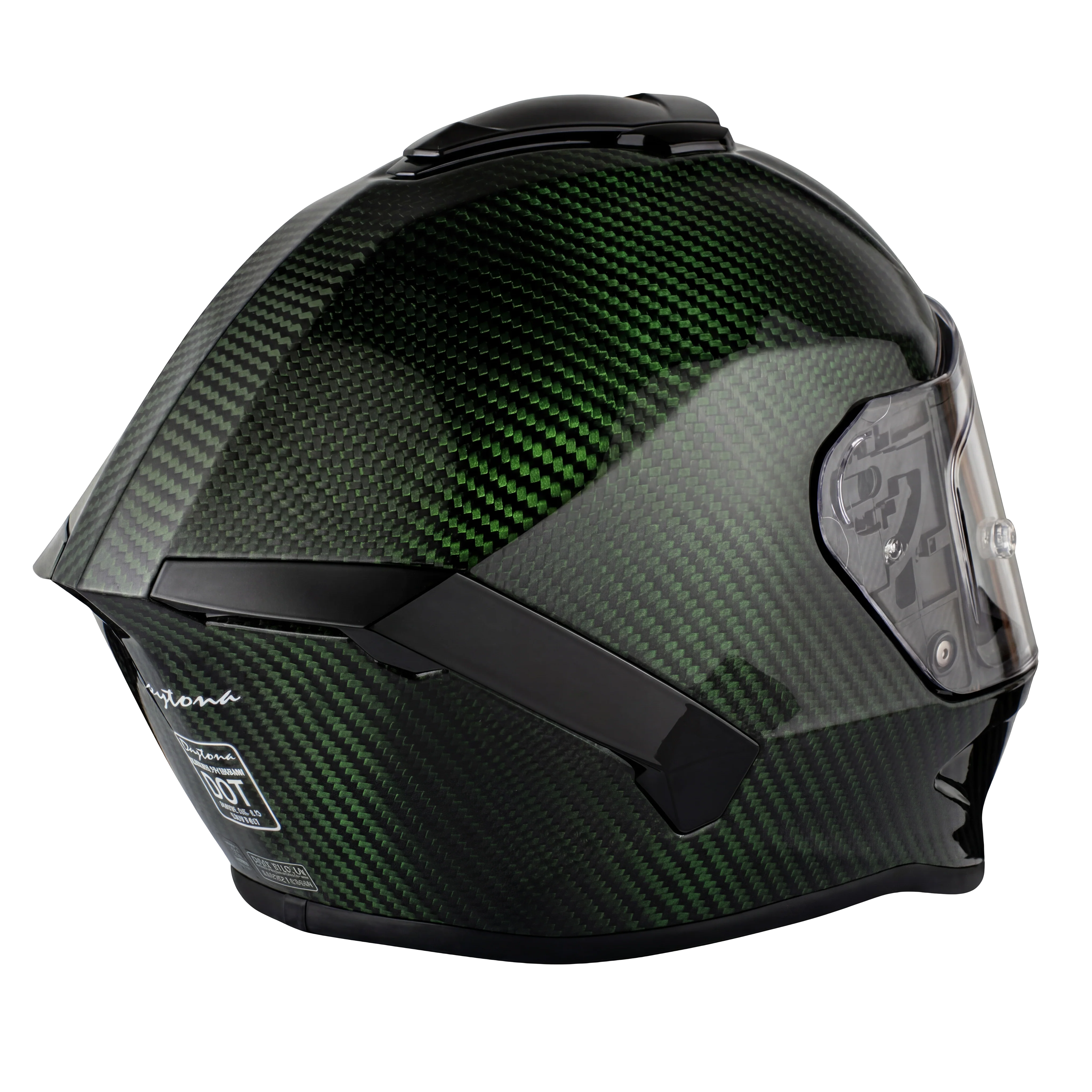 D.O.T. & ECE Daytona Viper- Green Carbon Fiber - Image 6