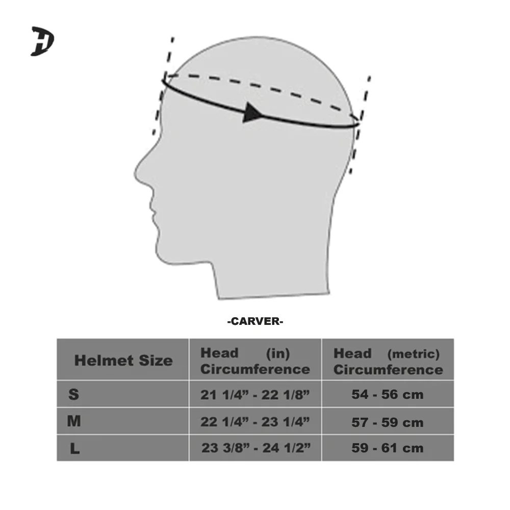 Daytona Carver Ski Helmet - Adjustable Ski Helmet for Men, Women & Youth - Dull Chalk White with Anti-Fog Visor - Image 14