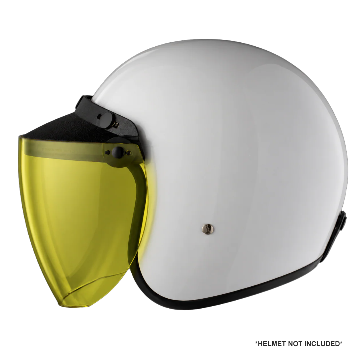 Flip Up Visor- Yellow - Image 2