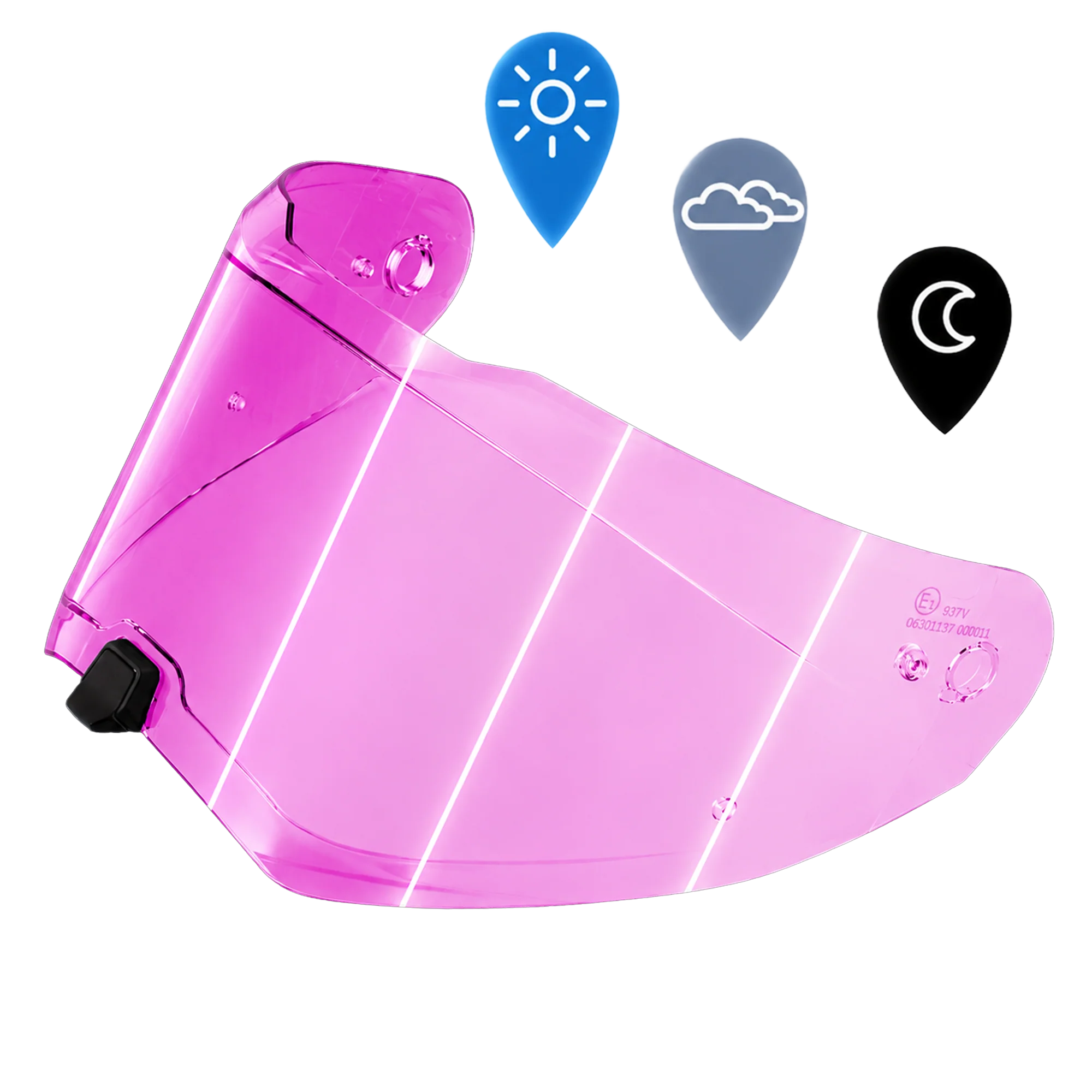 Legacy Shield Outer- Photochromic Pink