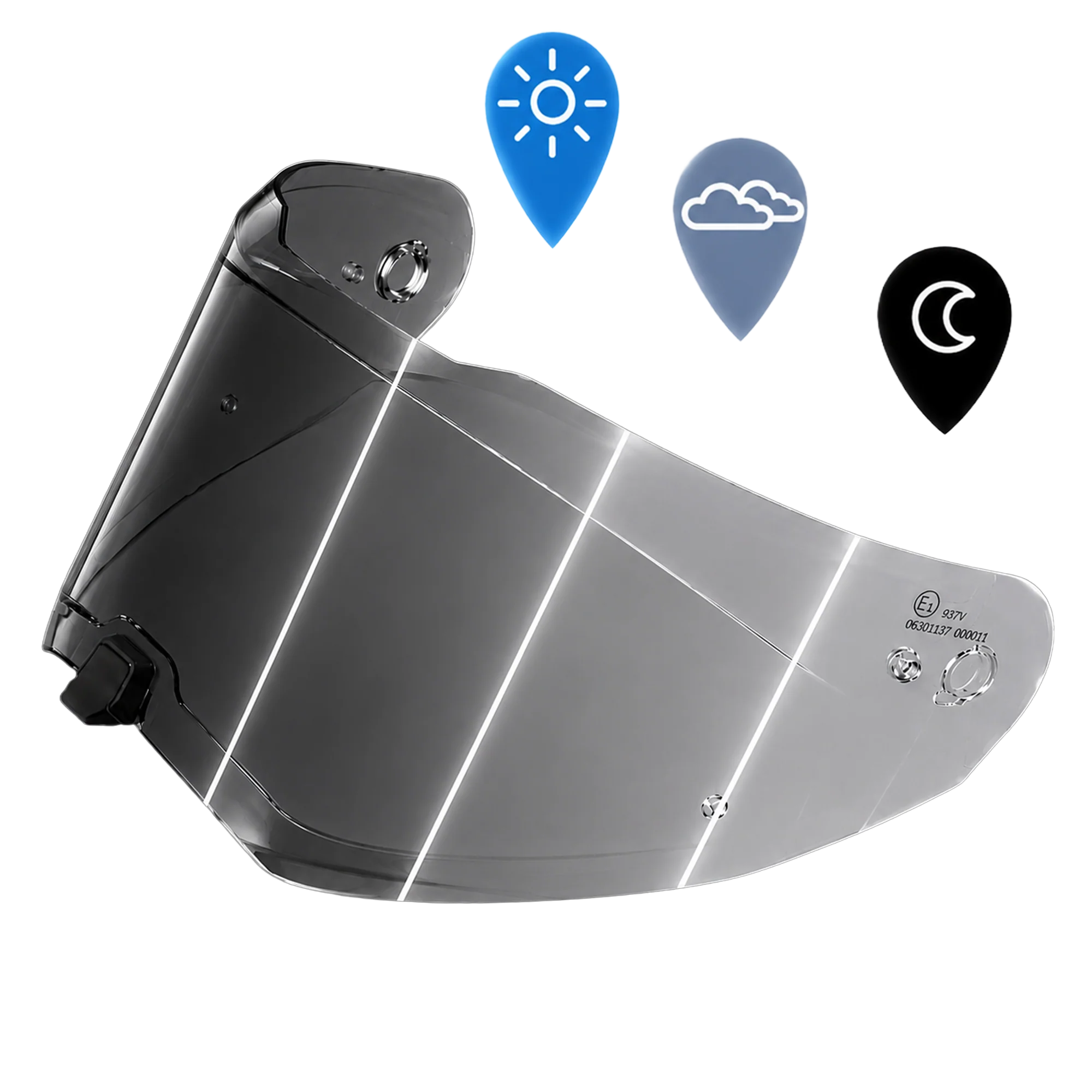 Legacy Shield Outer- Photochromic Smoke