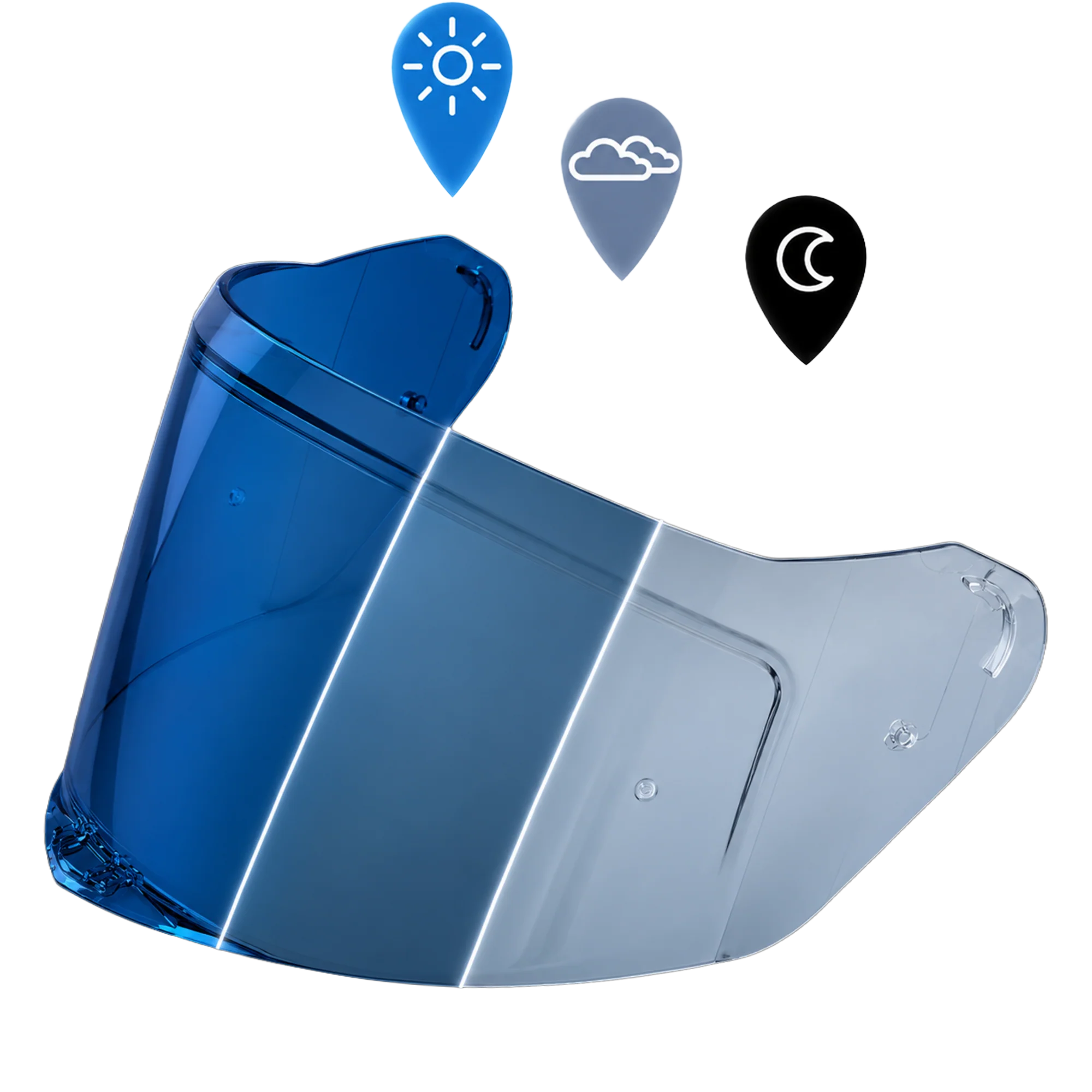 Viper Shield Outer- Photochromic Blue