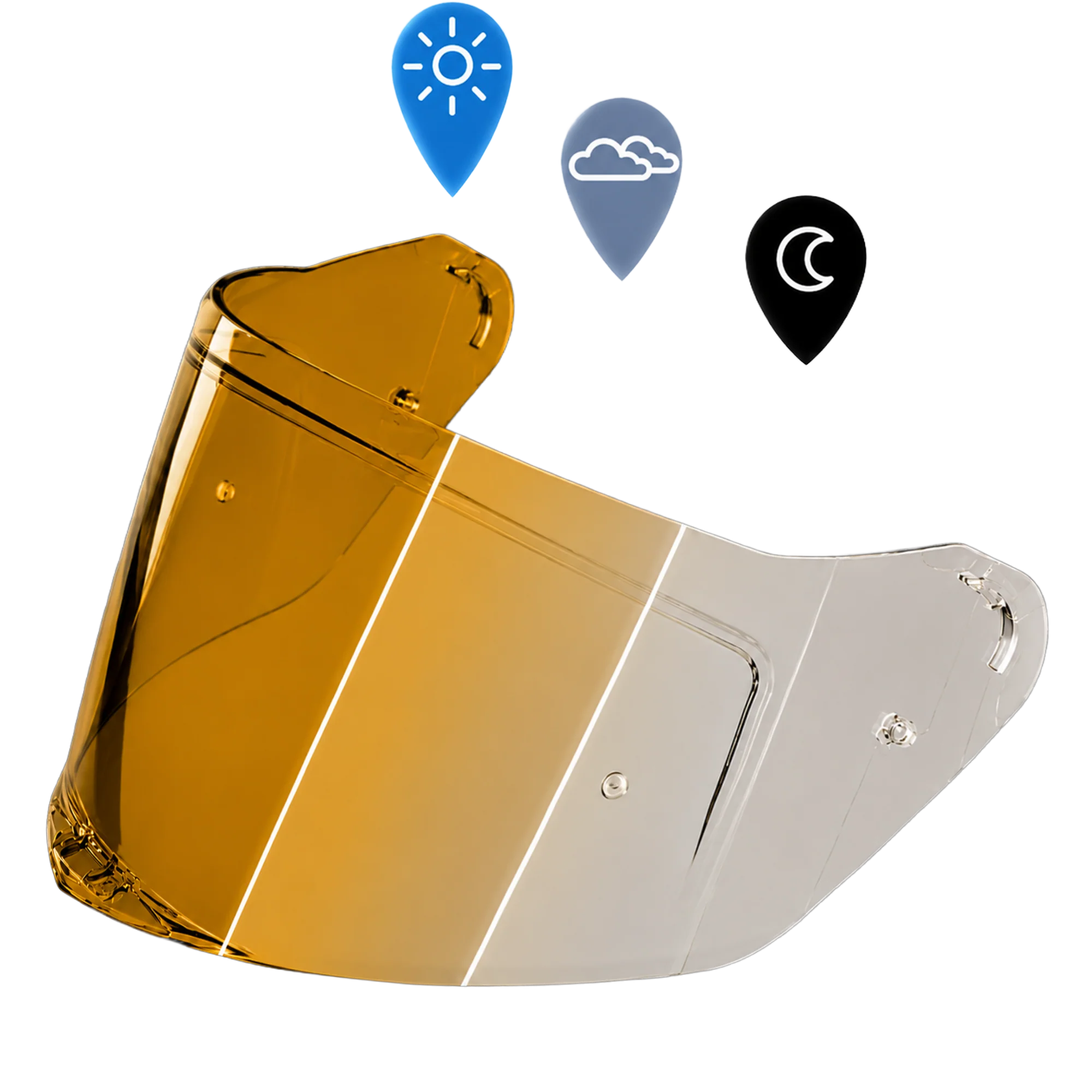 Viper Shield Outer- Photochromic Gold